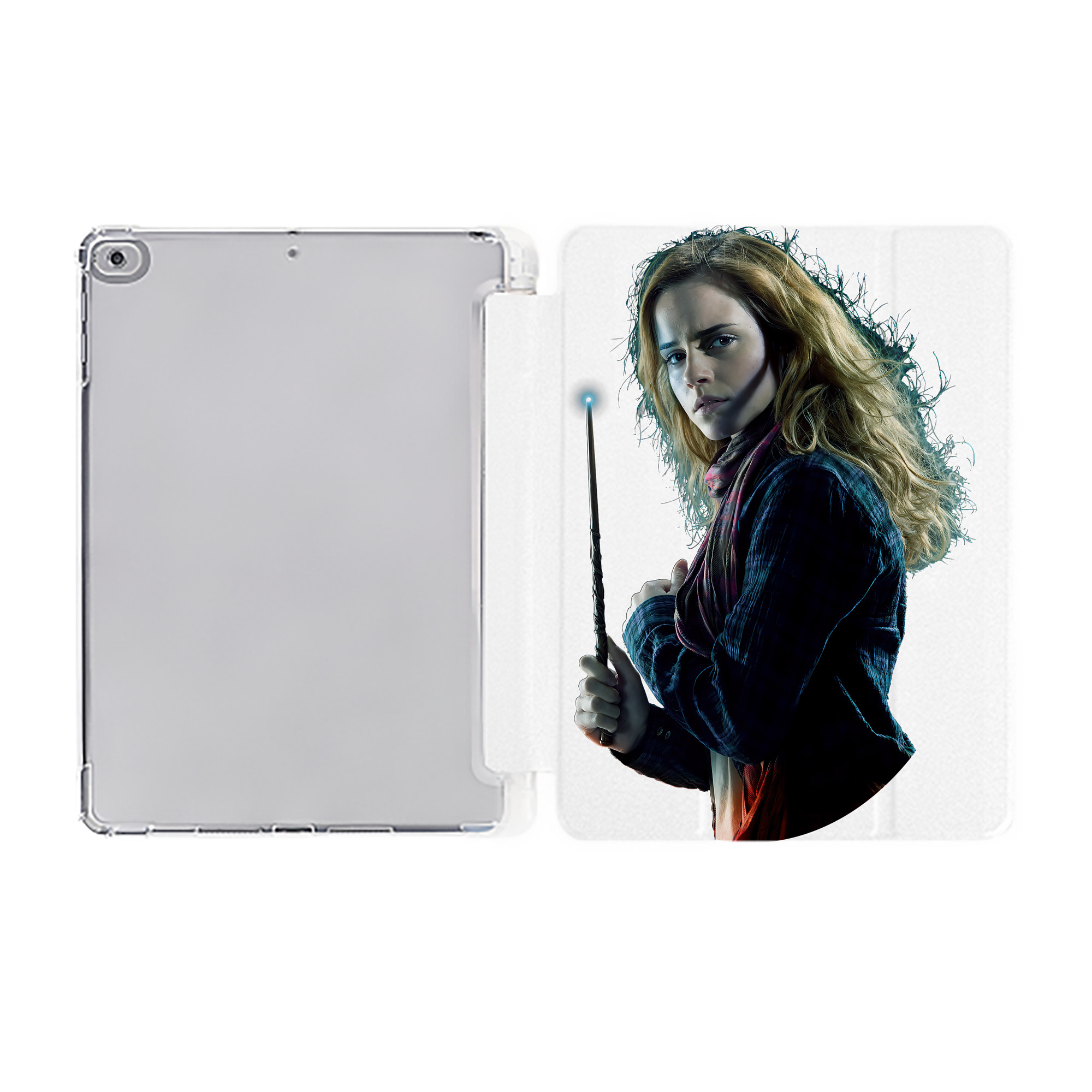 （画像用） Harry Potter ハリー・ポッターシリーズ IPad ケース ペン収納付き 三つ折りスタンド PUレザー×シリコン 対応機種9.5/10.5/10.9インチ